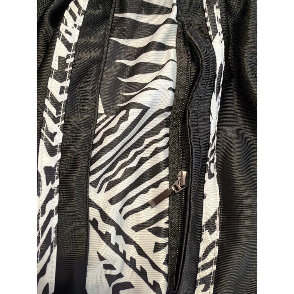 Choice Apparel Mens Black & White Abstract Drawstring Basketball Shorts Size 4XL - Picture 3 of 6